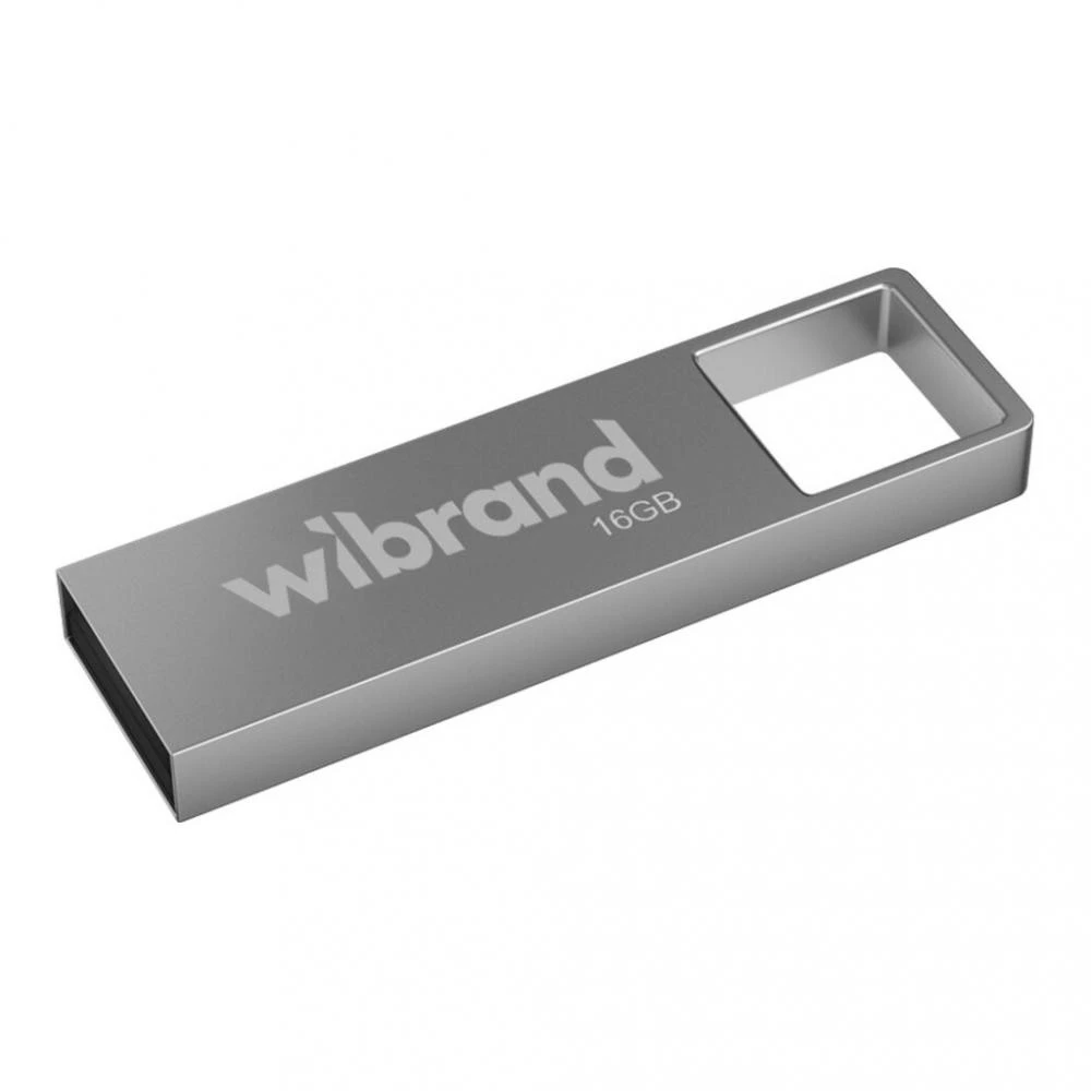Флеш пам `ять Wibrand 16 GB Shark USB2.0 Silver (WI2.0/SH16U4S) (UA)