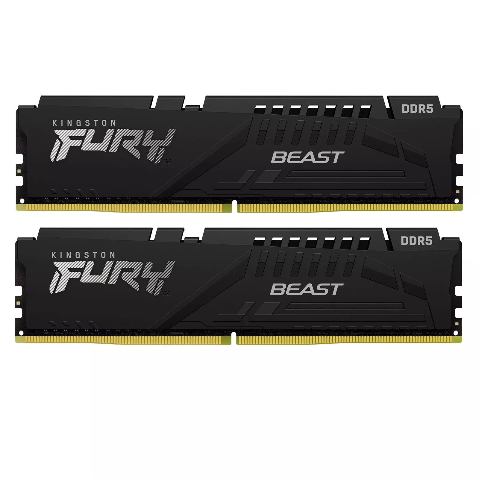 Оперативная память DDR5 16GB (2x8GB) 6000 MHz Beast Black EXPO Kingston Fury (ex.HyperX) (KF560C30BBEK2-16) (UA)