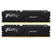DDR5 32GB (2x16GB) 6400 MHz Beast Black EXPO Kingston Fury (ex.HyperX) (KF564C32BBEK2-32) (UA)