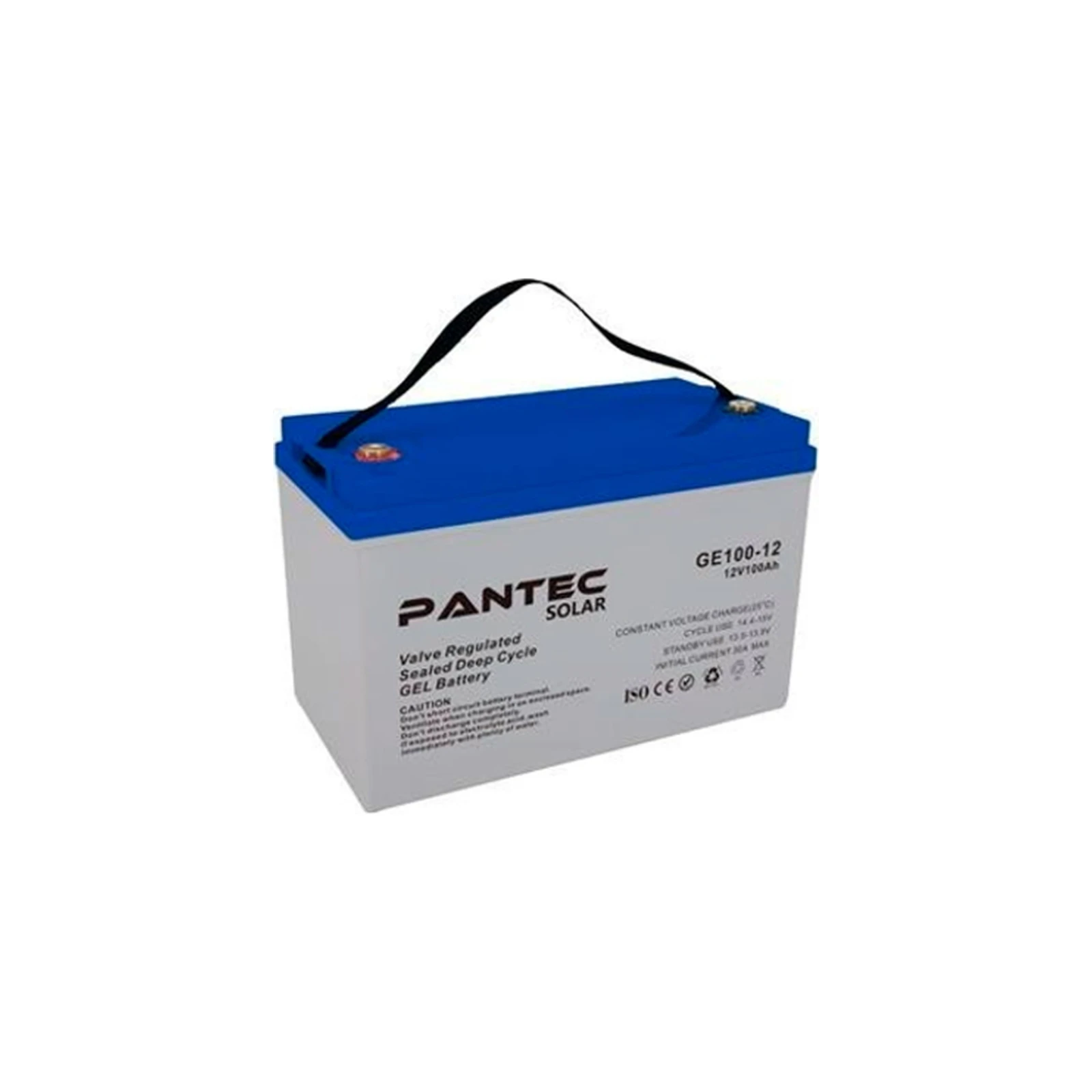 Акумуляторна батарея Pantec 12V - 100Ah GEL (PTG100-12) (UA)