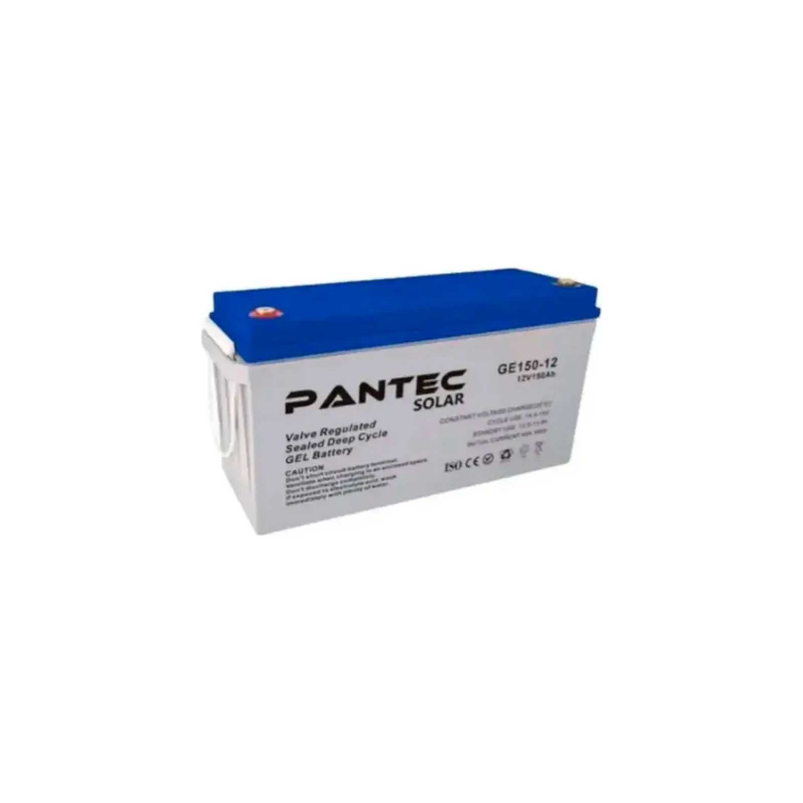 Акумуляторна батарея Pantec 12V-150Ah GEL (PTG150-12) (UA)