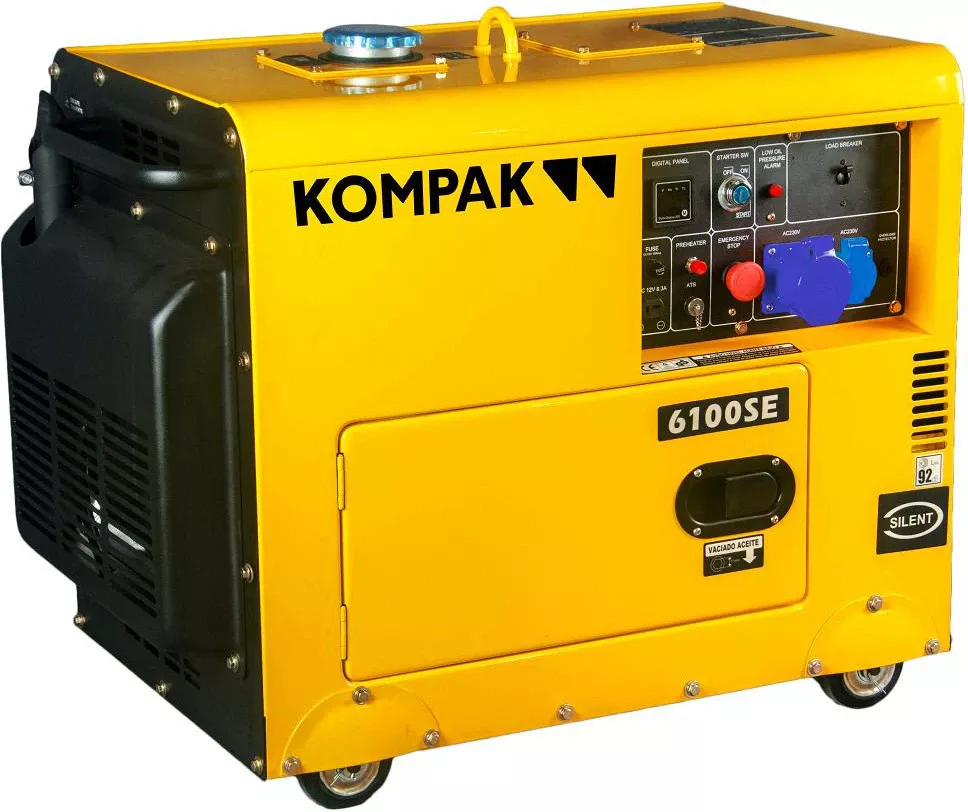 Дизельний генератор KOMPAK 6100SE (UA)