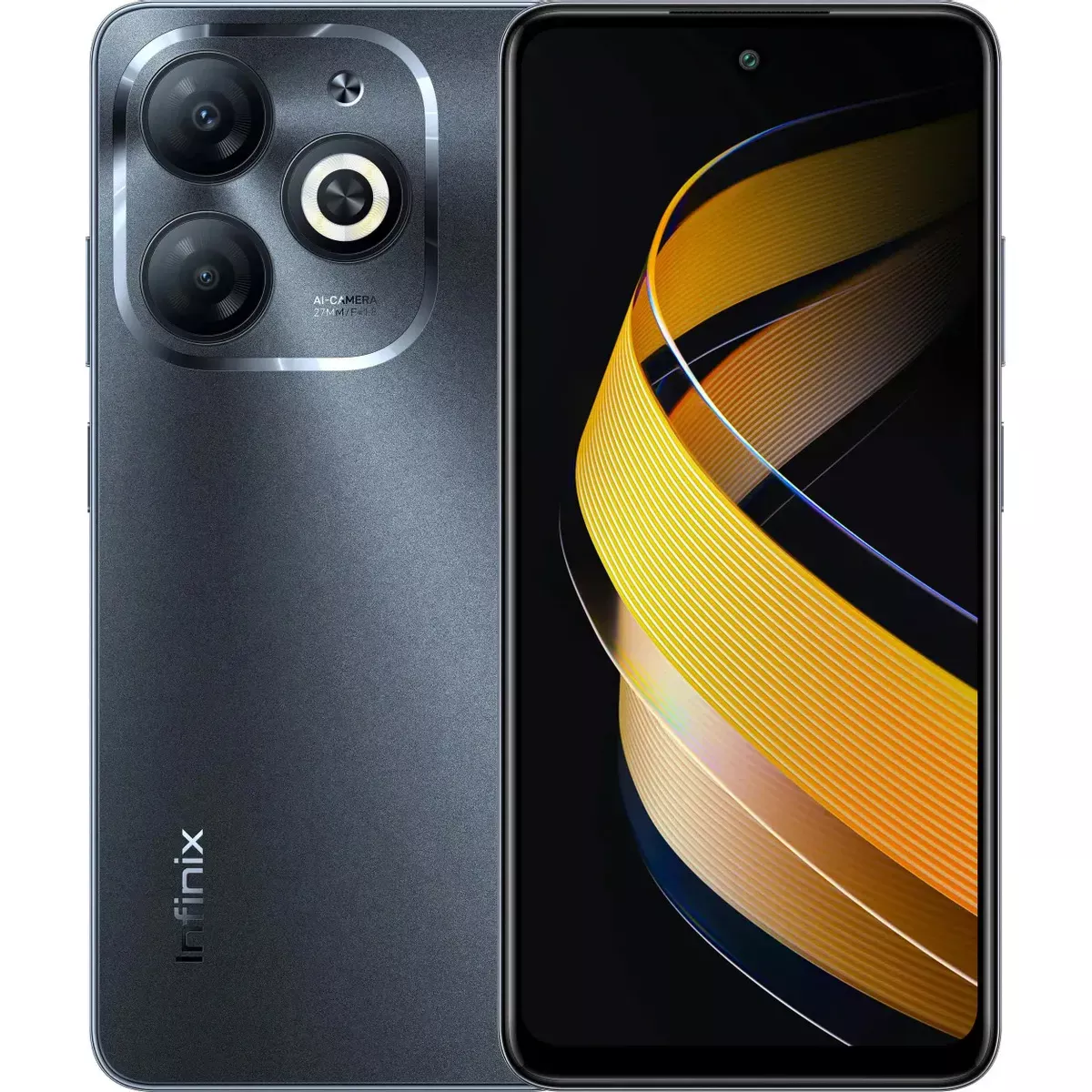 Телефон Infinix Smart 8 (X6525) 2/64GB Timber Black (UA)