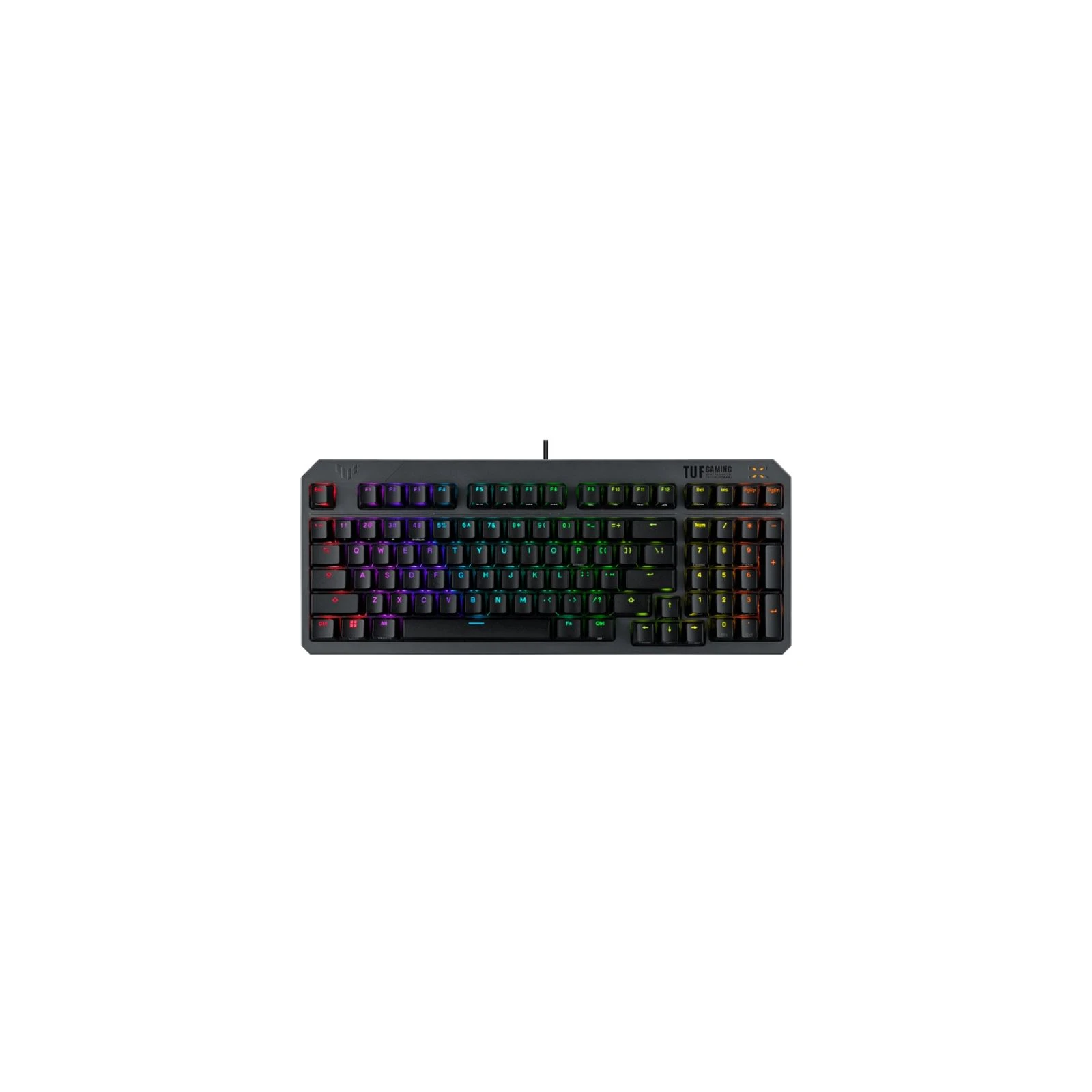 Клавіатура ASUS TUF Gaming K3 Gen II Opti-Mech RGB Red Switches USB UA Black (90MP0390-BKMA00) (UA)