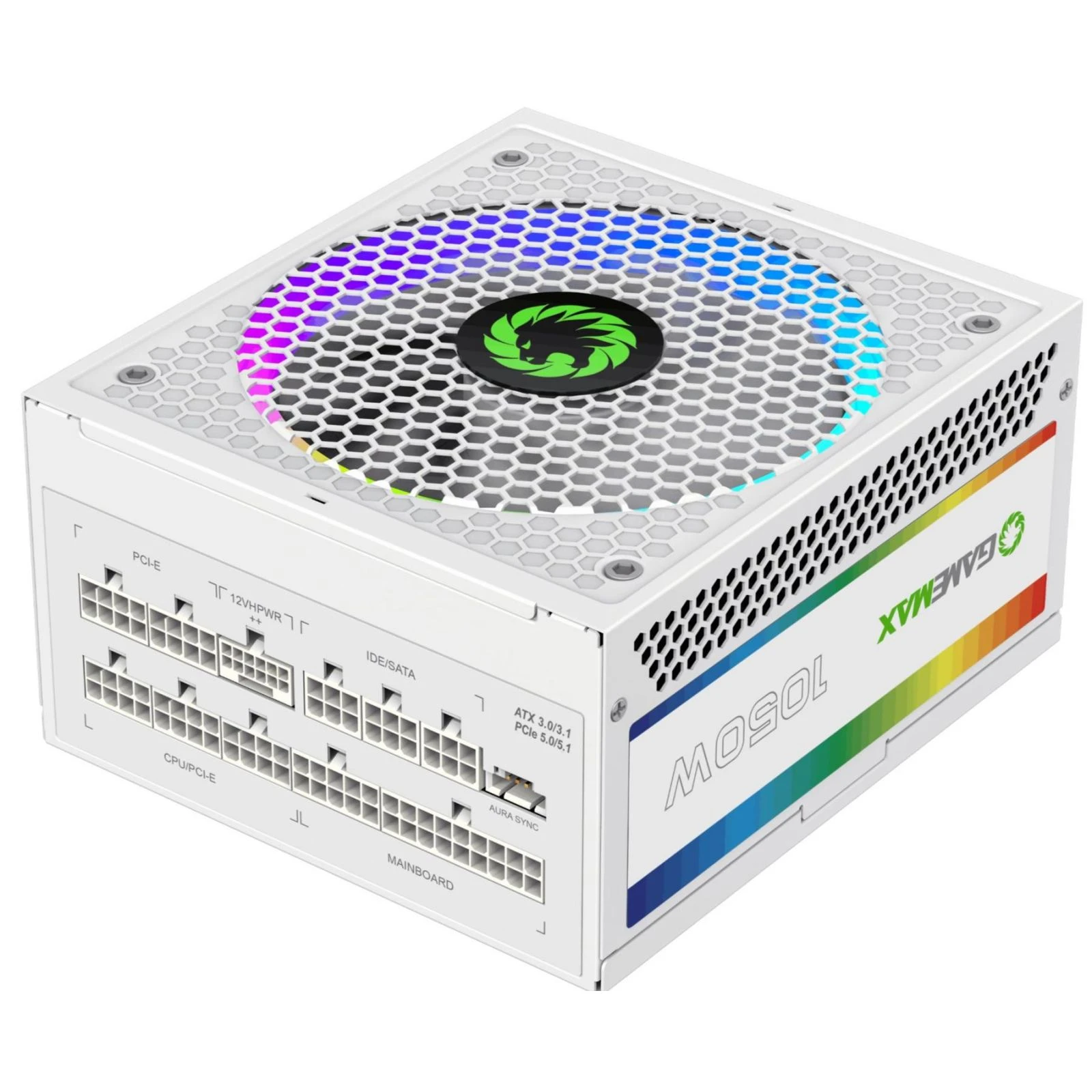 Блок живлення Gamemax 1050W (RGB1050 PRO WH (ATX3.0/3.1 PCI) (UA)