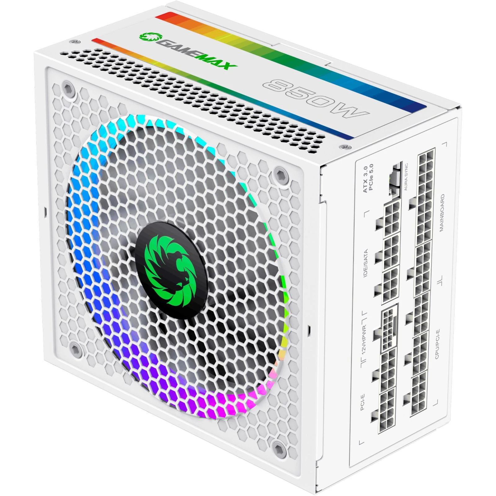 Блок питания Gamemax 850W (RGB 850 PRO WH (ATX3.0/3.1 PCI) (UA)