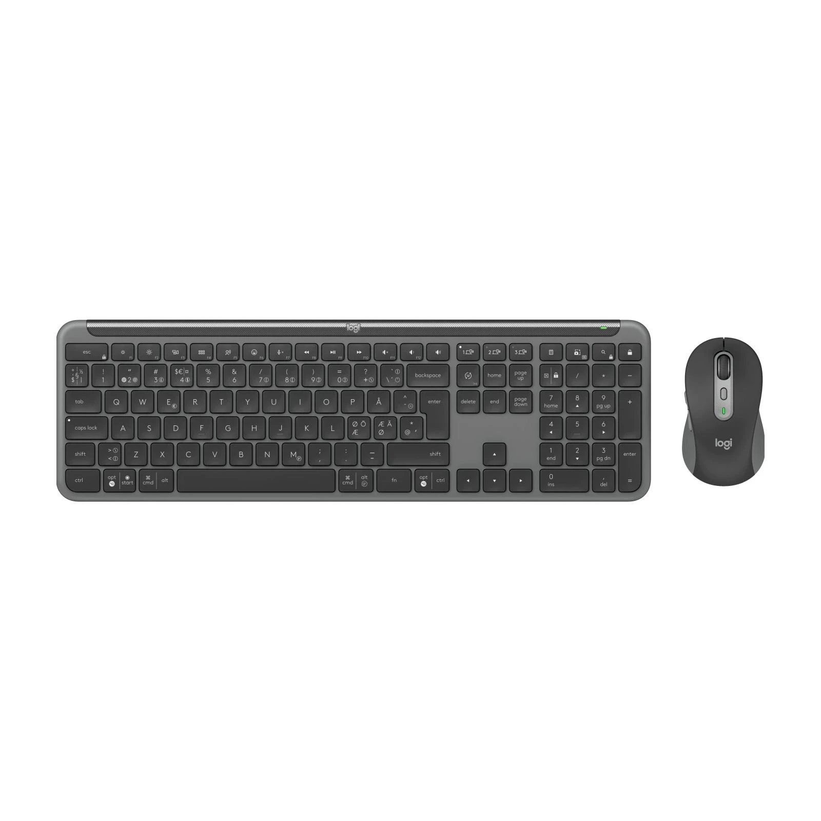 Комплект Logitech MK950 Bluetooth/Wireles UA Graphite (920-012490) (UA)