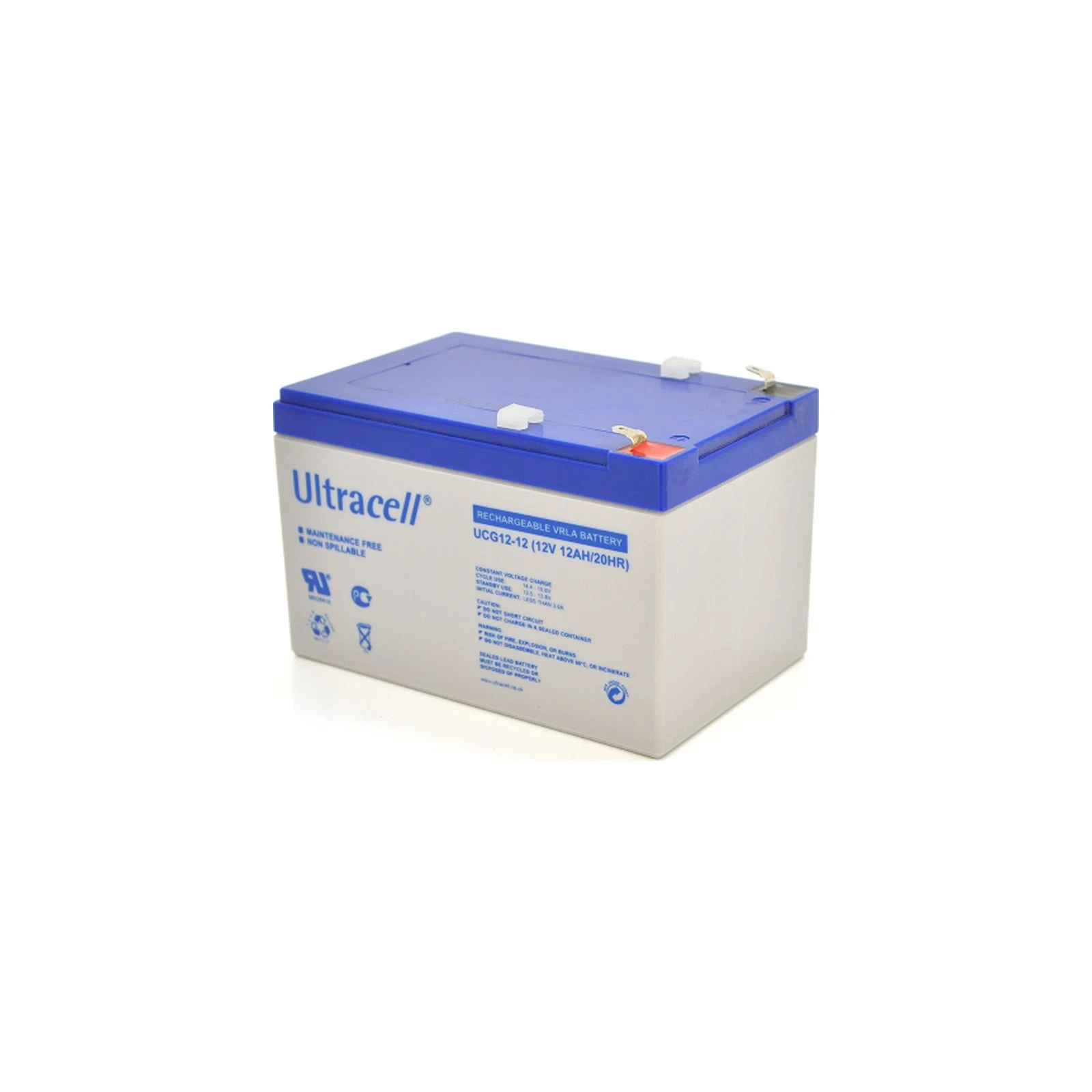 Аккумуляторная батарея Ultracell 12V-12Ah, GEL (UCG12-12) (UA)