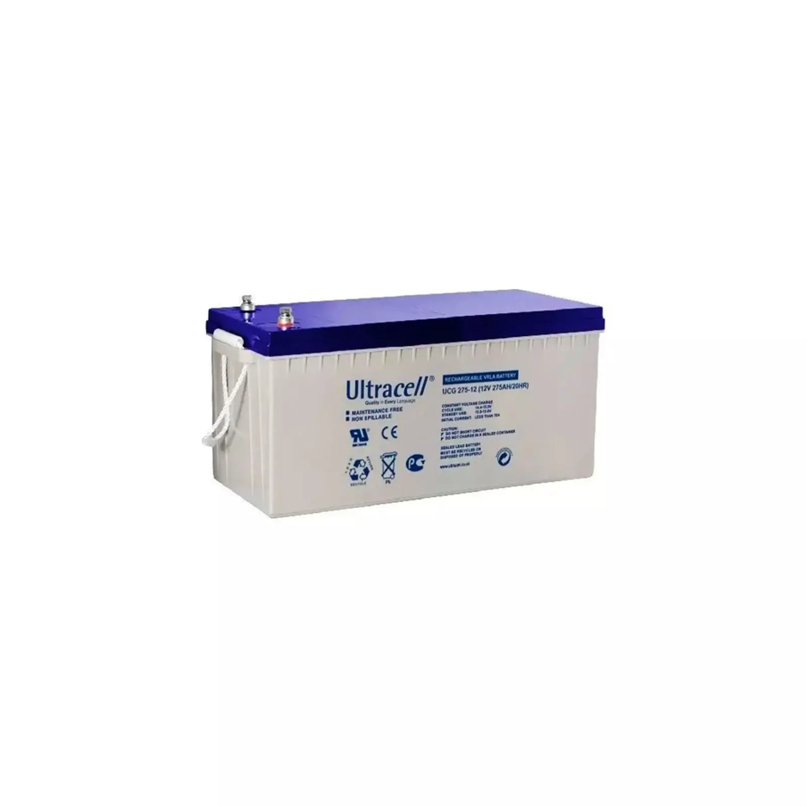 Акумуляторна батарея Ultracell 12V-275Ah, GEL (UCG275-12) (UA)