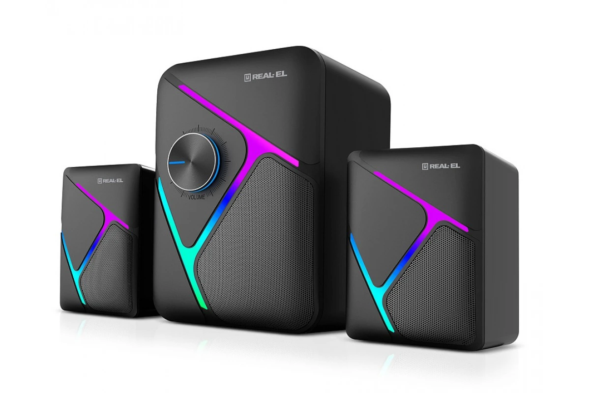 Акустична система REAL-EL M-320 Black (EL121300014) (UA)