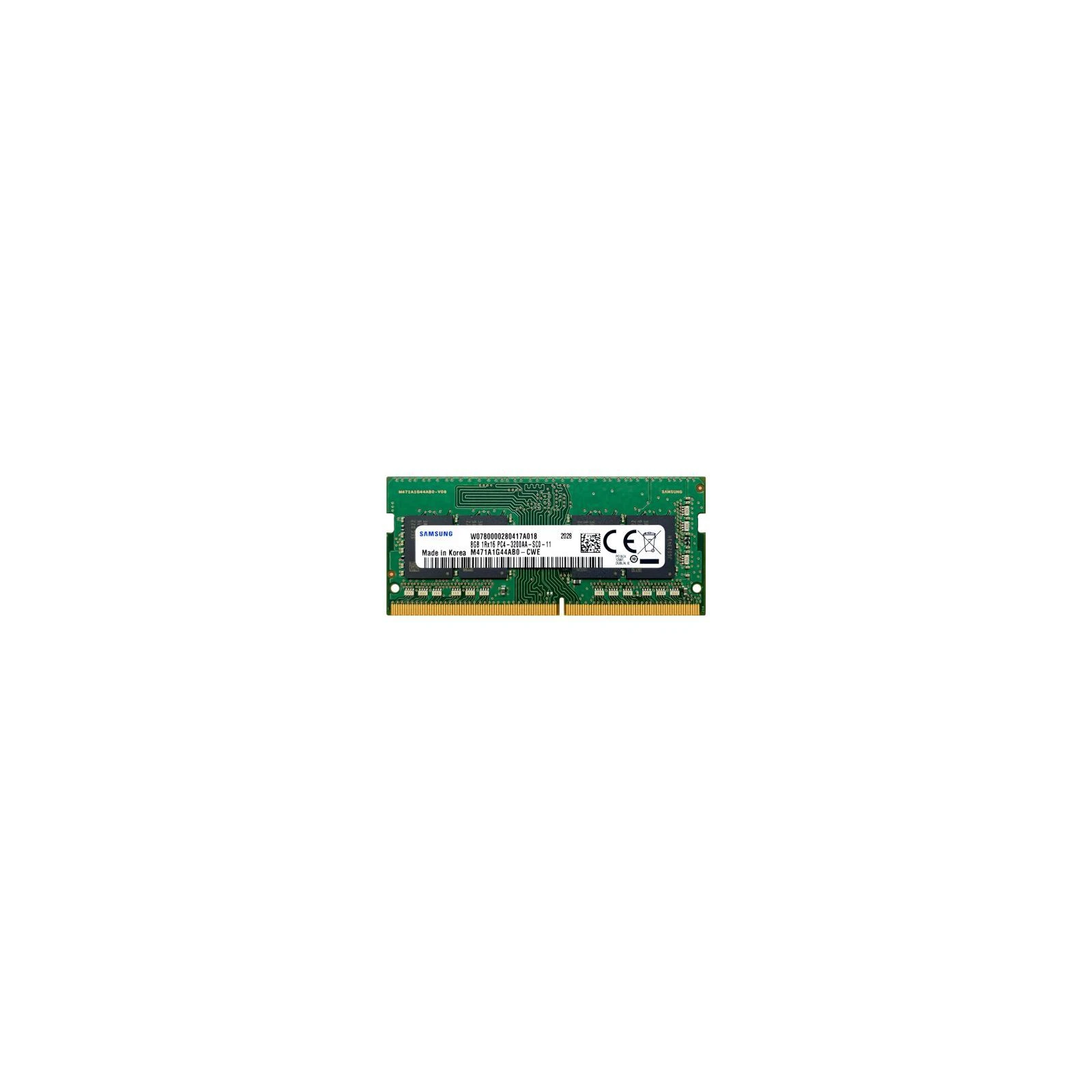 Оперативна пам'ять SoDIMM DDR4 8GB 3200 MHz Samsung (M471A1G44CB0-CWE) (UA)