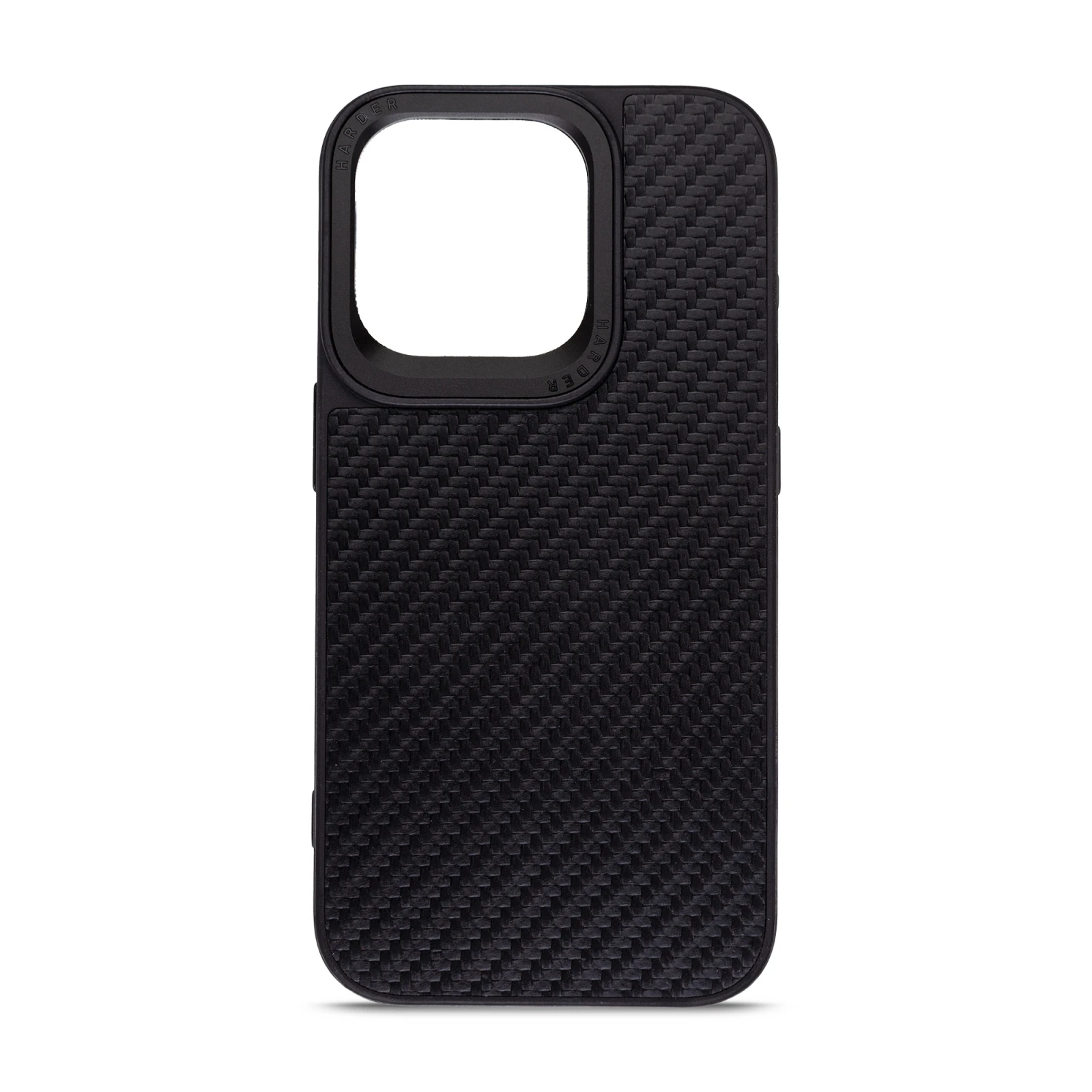 Чехол для мобильного телефона Harder Carbon Pattern Apple iPhone 15 Pro Black (ARM76777) (UA)