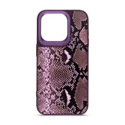 Чехол для мобильного телефона Harder Genuine Snake Apple iPhone 15 Pro Dark Purple (ARM76782) (UA)