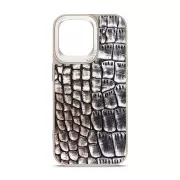 Чехол для мобильного телефона Harder Glamorous Croco Apple iPhone 15 Pro Max Grey Gold (ARM76766) (UA)
