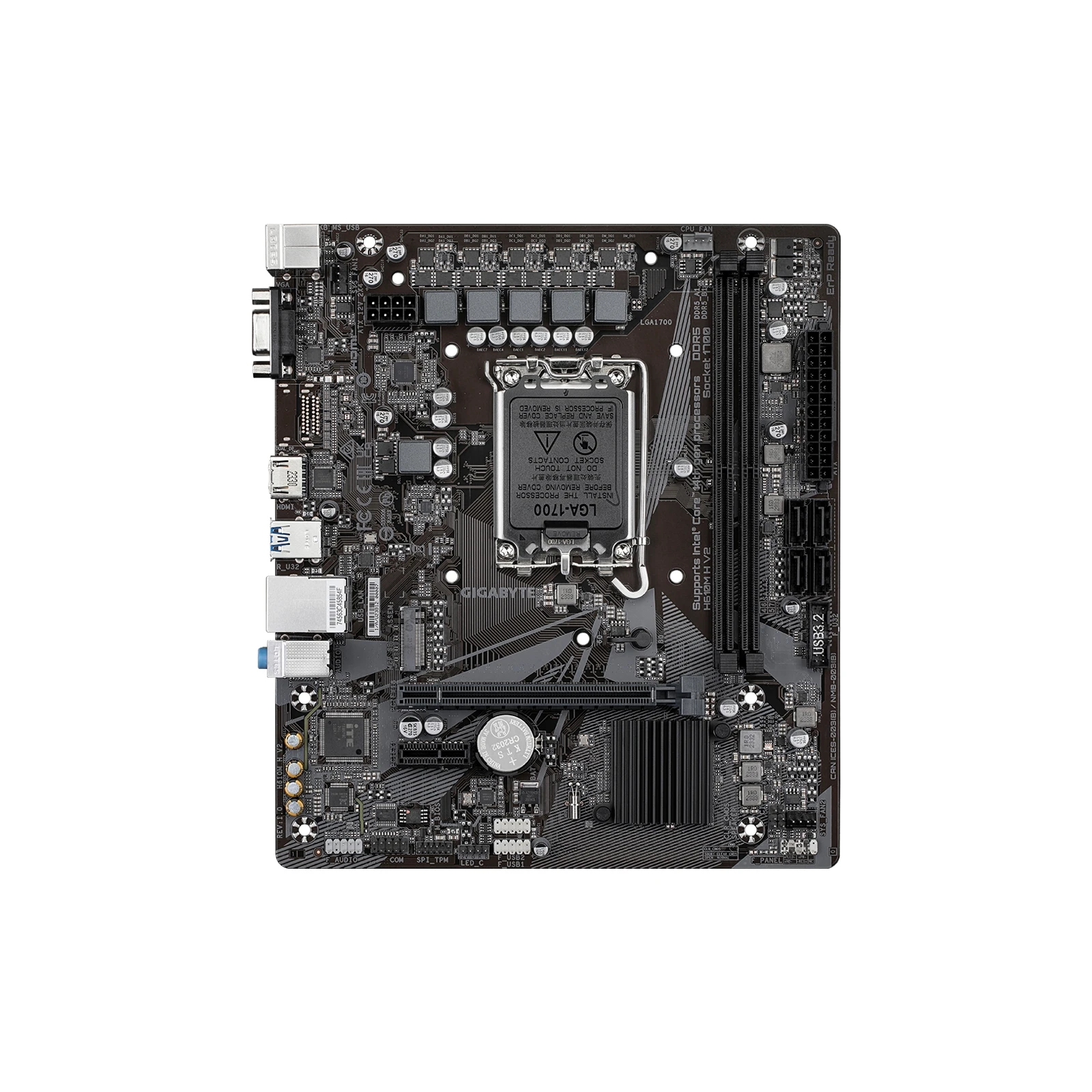 Материнська плата GIGABYTE H610M H V2 (UA)