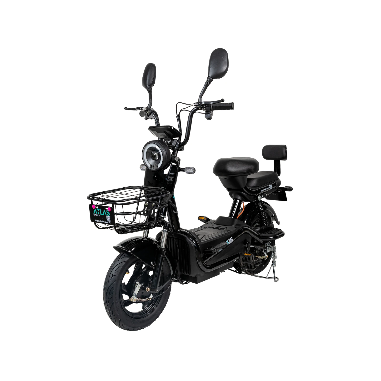 Електроскутер Atlas Elegant Black (2023) (UA)