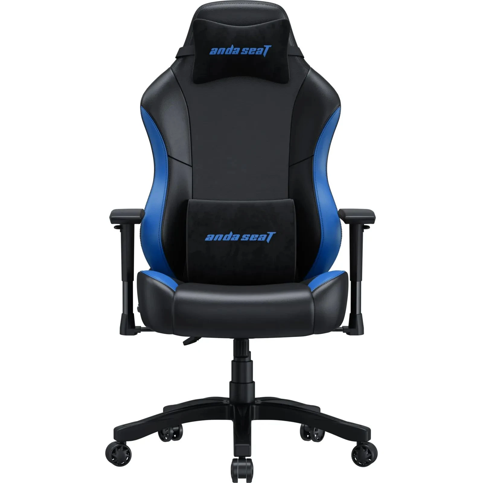 Ігрове крісло Anda Seat Luna Color PVC Size L Black/Blue (AD18-48-BS-PV) (UA)
