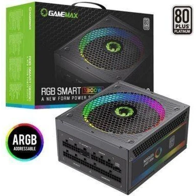 Блок питания Gamemax 1300W RGB-1300 WH (RGB-1300 WH (ATX3.0/3.1 PCIe5.) (UA)