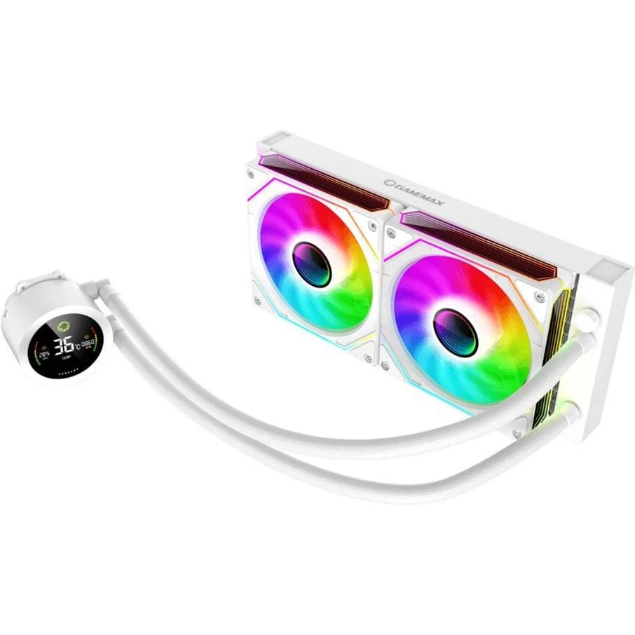 Водяне охолодження GameMax IceBurg 240 Digital WH (UA)