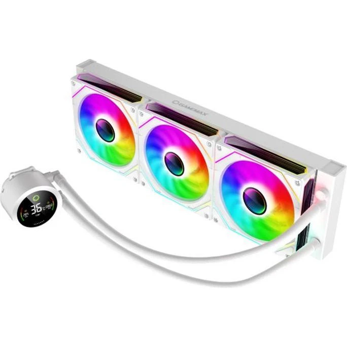 Водяное охлаждение GameMax IceBurg 360 Digital WH (UA)
