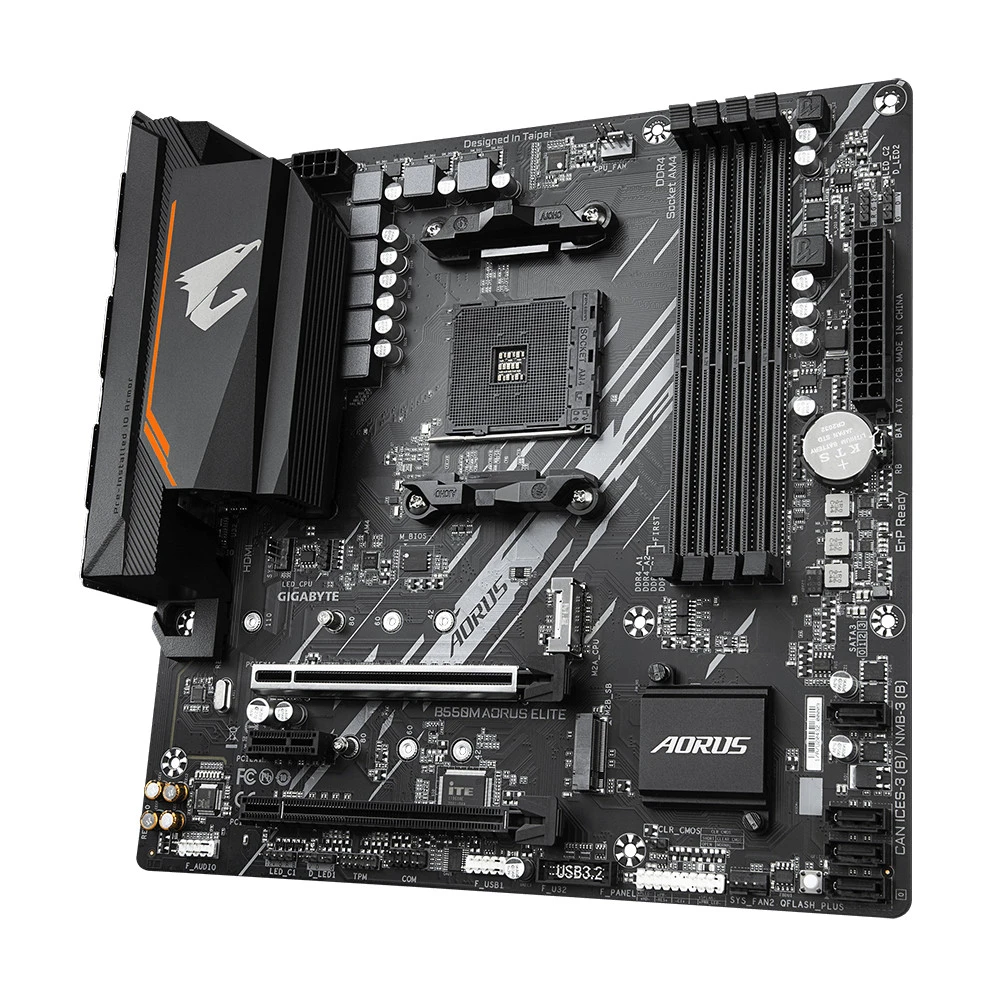 Материнська плата GIGABYTE B550M AORUS ELITE AX (UA)