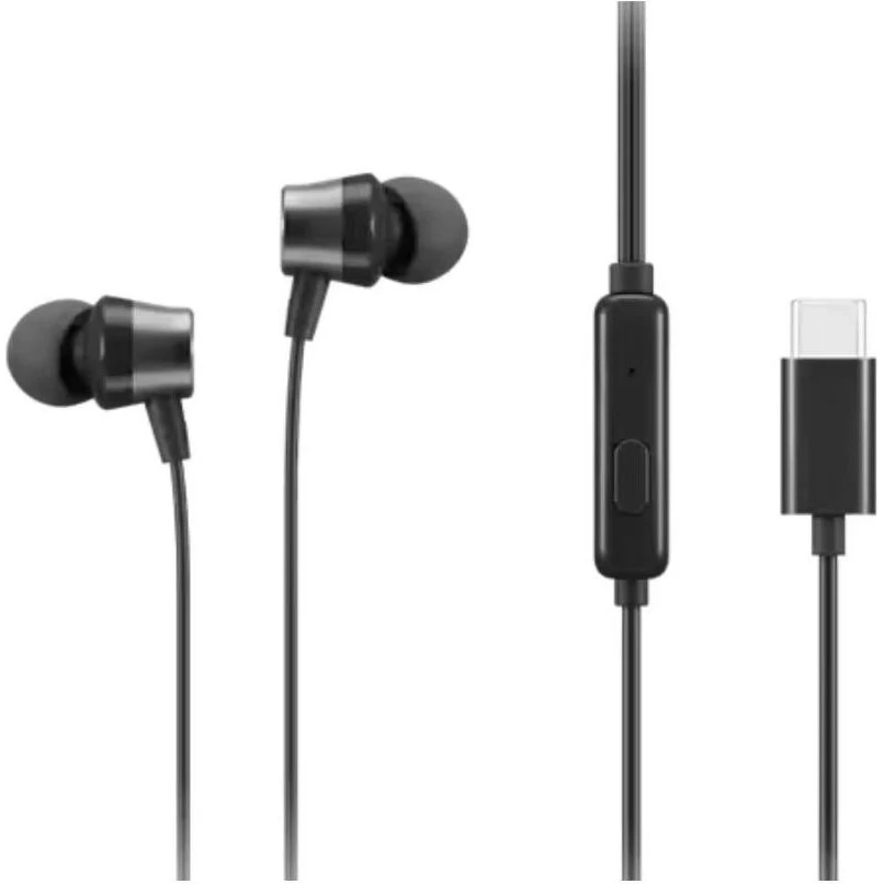 Навушники з мікрофоном Lenovo USB-C Wired In-Ear Headphone (4XD1J77351) (UA)