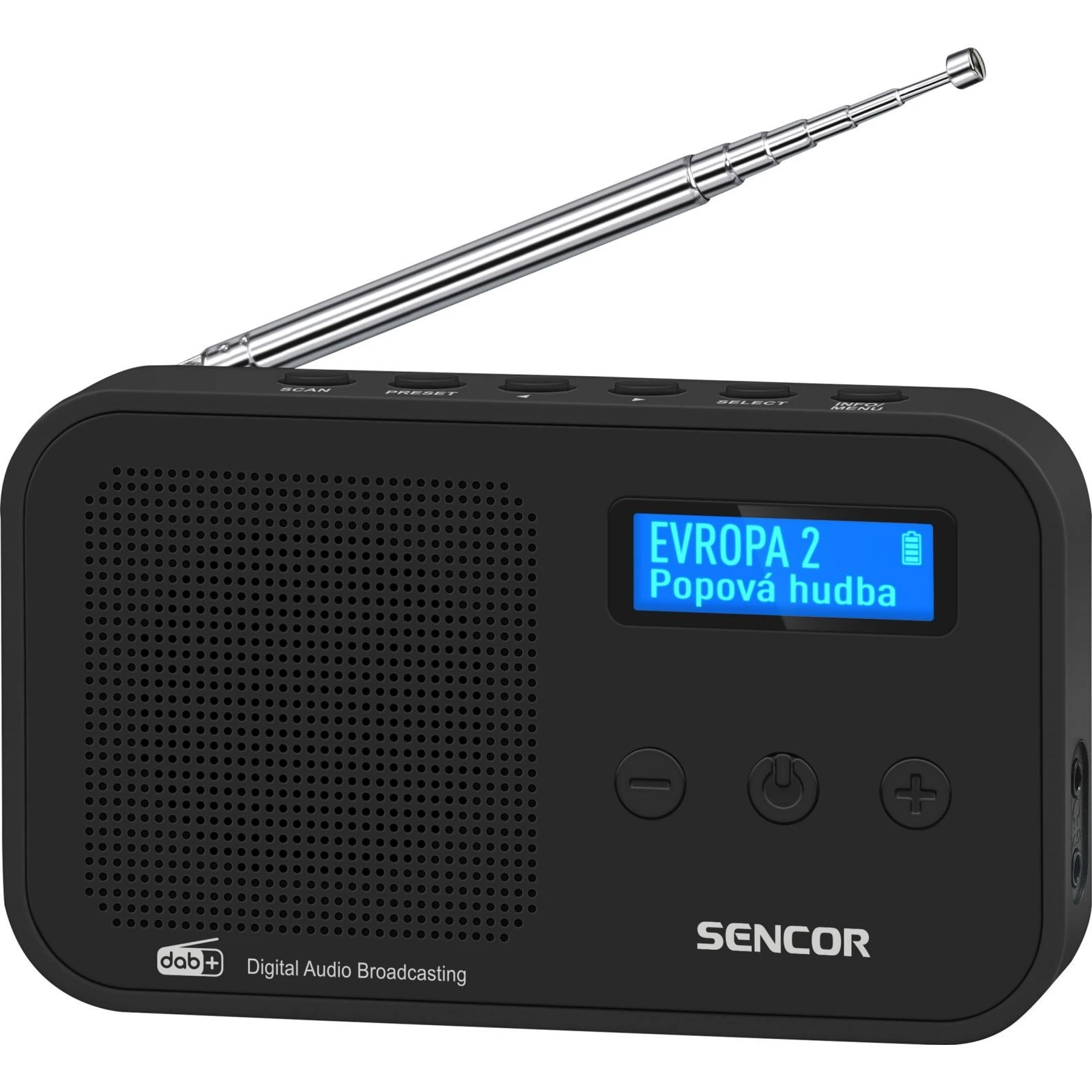 Портативный радиоприемник Sencor SRD 7200 Black (35056378) (Витрина Уценка)