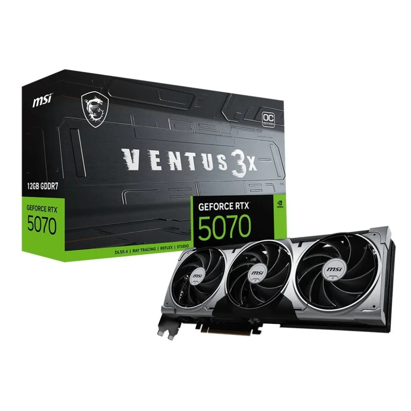 Видеокарта MSI GeForce RTX 5070 12G VENTUS 3X OC (912-V532-001) (EU)