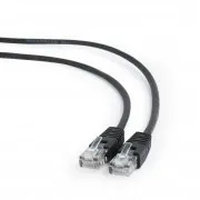 Патч-корд UTP Cablexpert (PP12-0.5M/BK) литий, 50u штекер із засувкою, 0.5 м, чорний