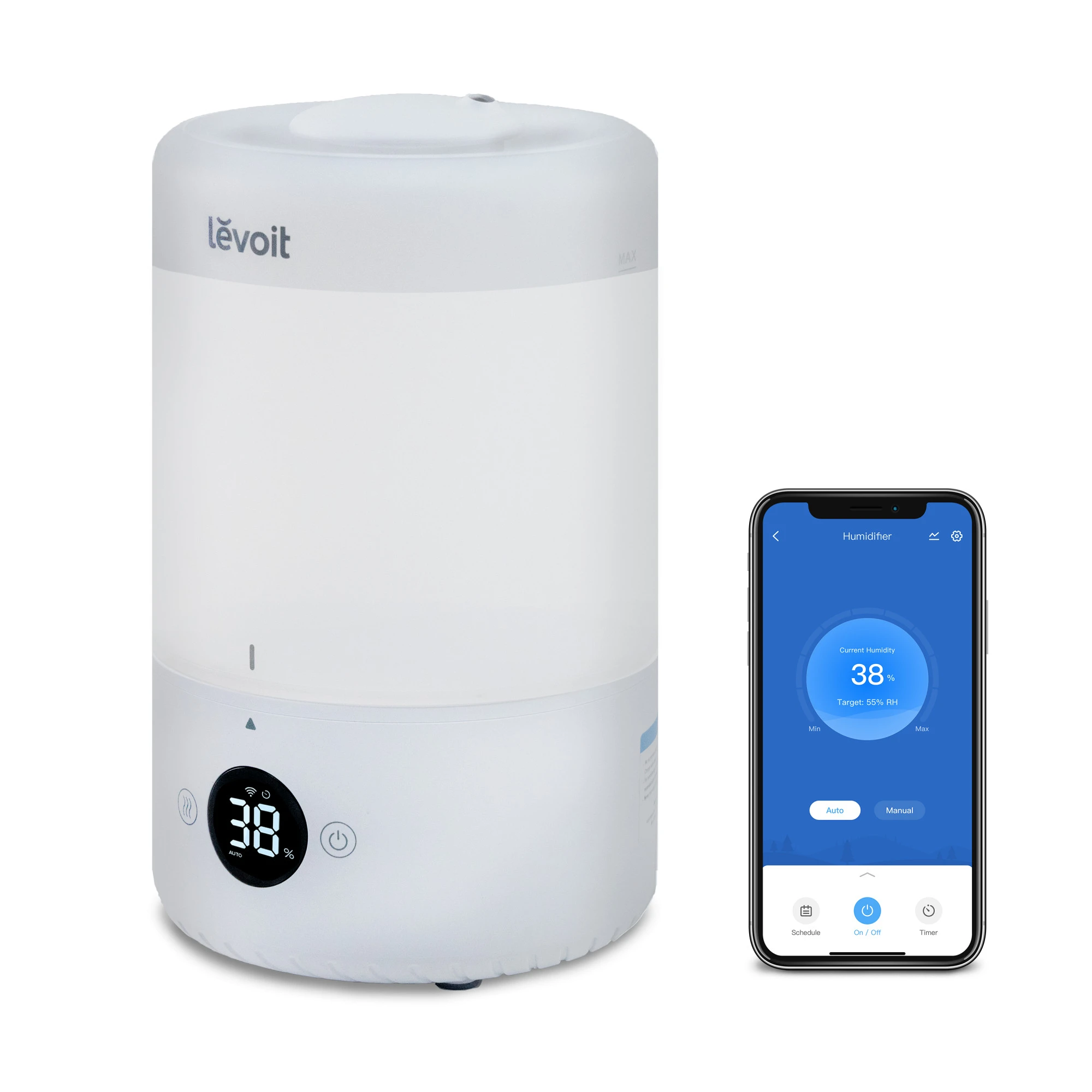 Зволожувач повітря Зволожувач повітря Levoit Smart Humidifier Dual 200S (HEAPHULVSEU0035) (Уцінка)