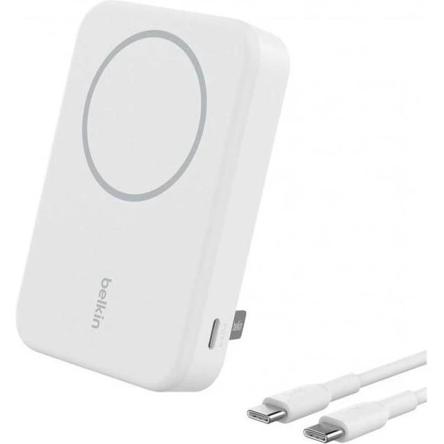 Мобильная батарея Belkin BoostCharge Pro 10K 10000mAh 15W White (BPD008BTWH) (UA)