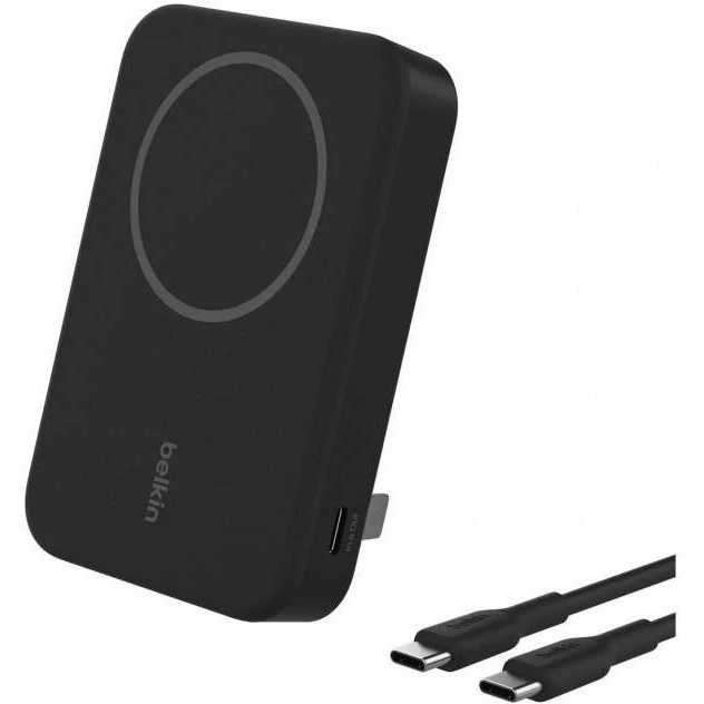 Мобильная батарея Belkin BoostCharge Pro Magnetic 10K 10000mAh 15W Black (BPD008BTBK) (UA)