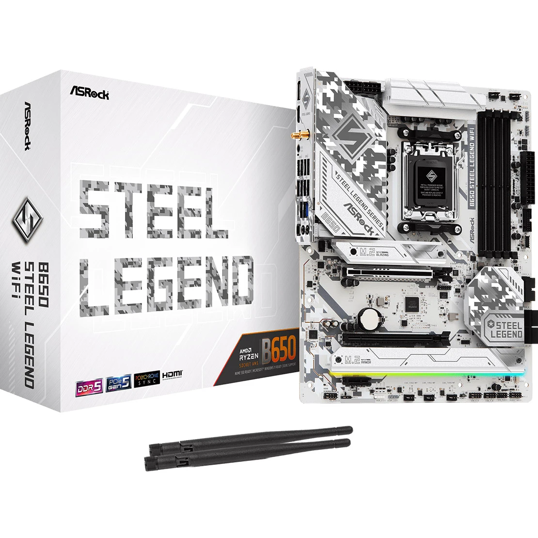 Материнська плата ASROCK B650 Steel Legend WiFi