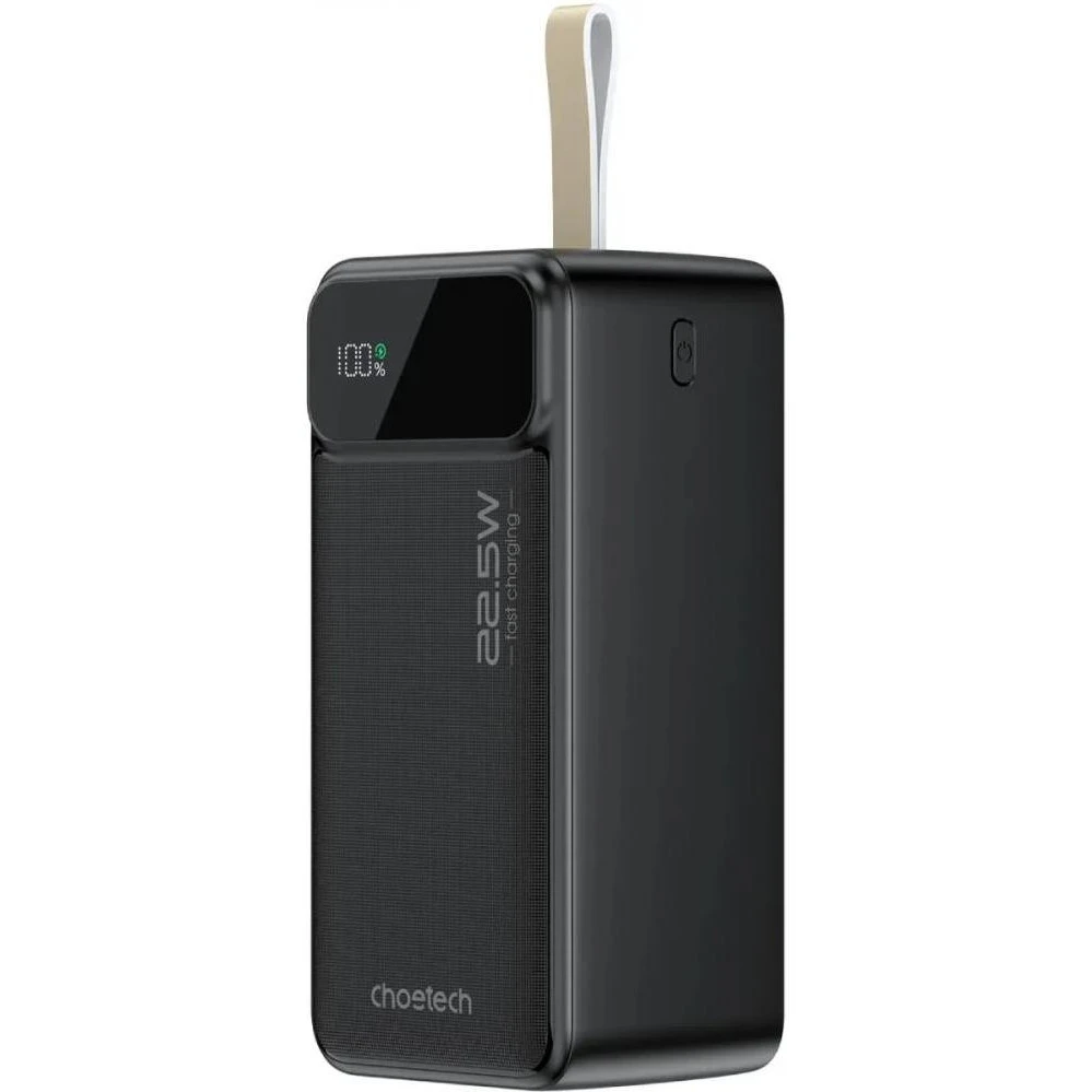 Мобильная батарея Choetech B732 50000mAh 22.5W Black (B732-ACBK) (UA)