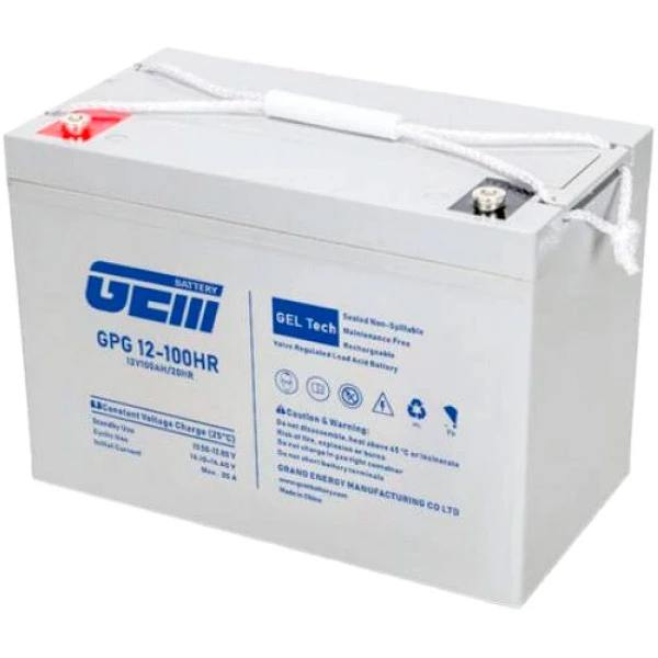 Акумуляторна батарея GEM BATTERY GPG 12-100 (12В, 100Ач) (UA)