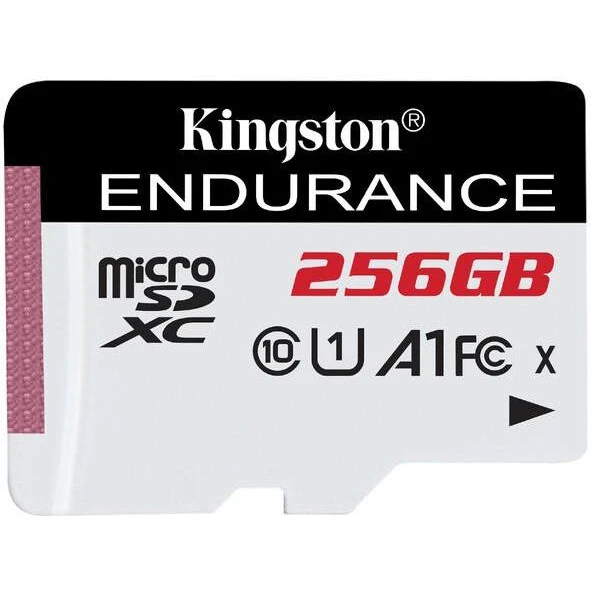 Карта пам'яті Kingston 256 GB microSDXC High Endurance UHS-I A1 Class 10 (SDCE/256GB)