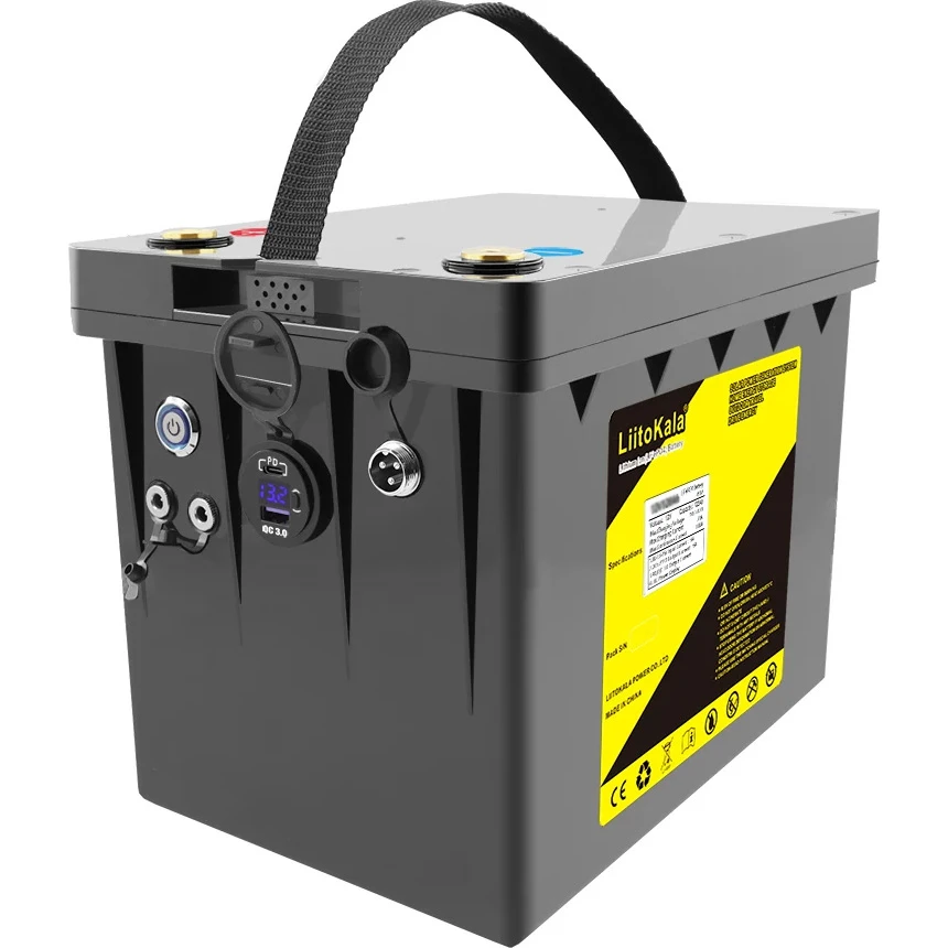 Акумуляторна батарея LIITOKALA LiFePO4 12V 100Ah LCD DC (12В, 100Ач, 4S1P/BMS) (DC-12V100AH ​​LIFEPO4) (UA)