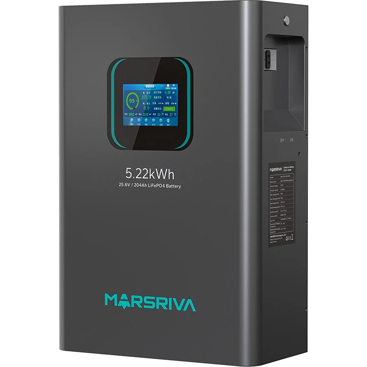 Аккумуляторная батарея MARSRIVA LiFePO4 BYD LiFePO4 25.6V 200Ah (25.6В, 200Ач, BMS) (MR-LFP24-200-WMD) (UA)