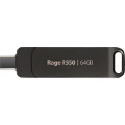 PATRIOT Rage R550 USB/USB-C3.2 64GB Matte Black (PE64GR550DSAD) (UA)