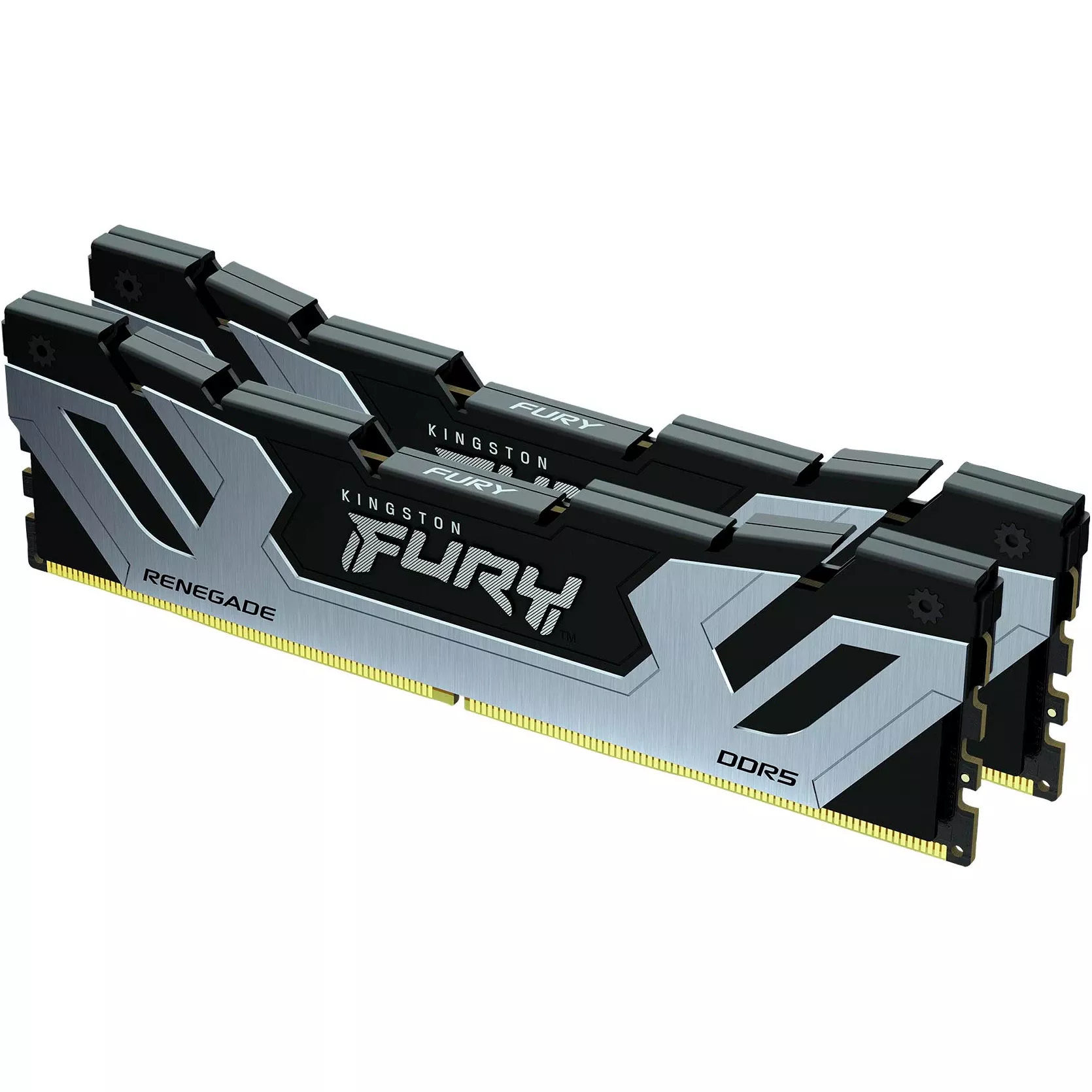Оперативна пам'ять KINGSTON FURY Renegade Black/Silver DDR5 8400MHz 48GB Kit 2x24GB (KF584CU40RSK2-48) (UA)