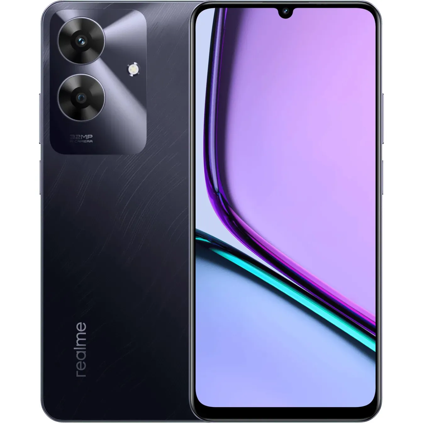 Телефон Realme Note 60 4/128GB Marble Black (UA)