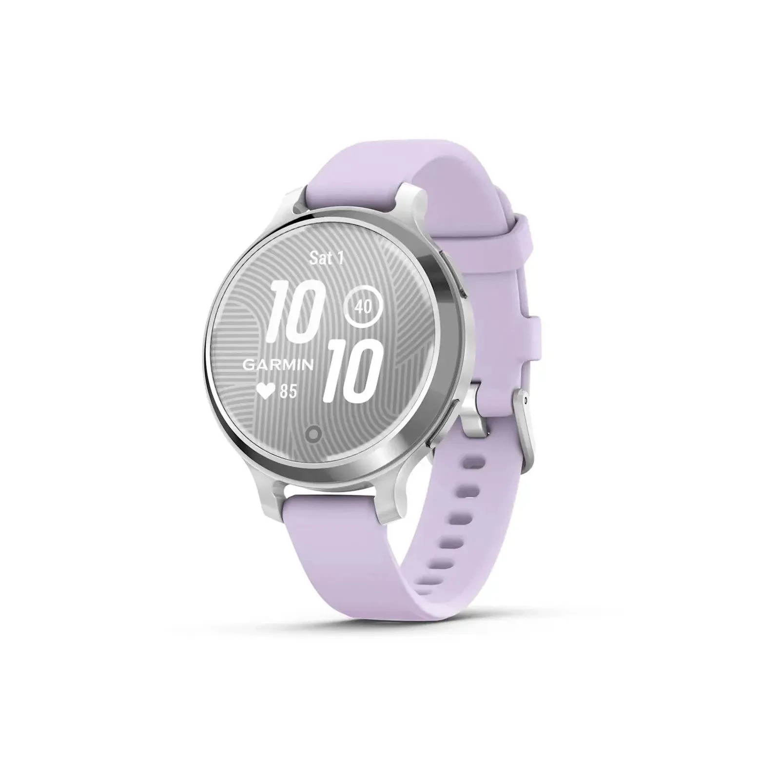 Garmin Lily 2 Active, Silver/Jasmine Purple, Silicone, (010-02891-01) (UA)