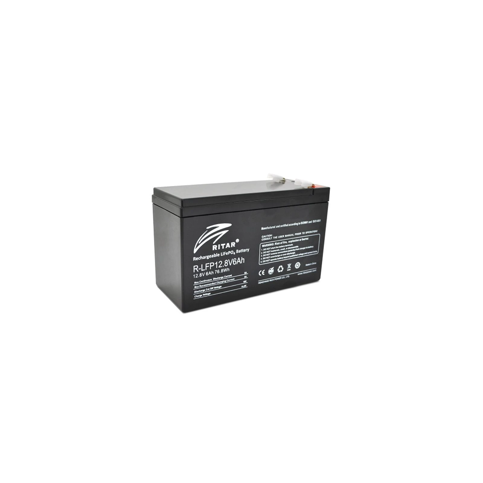 Акумуляторна батарея LiFePo4 Ritar R-LFP 12.8V 6Ah (UA)