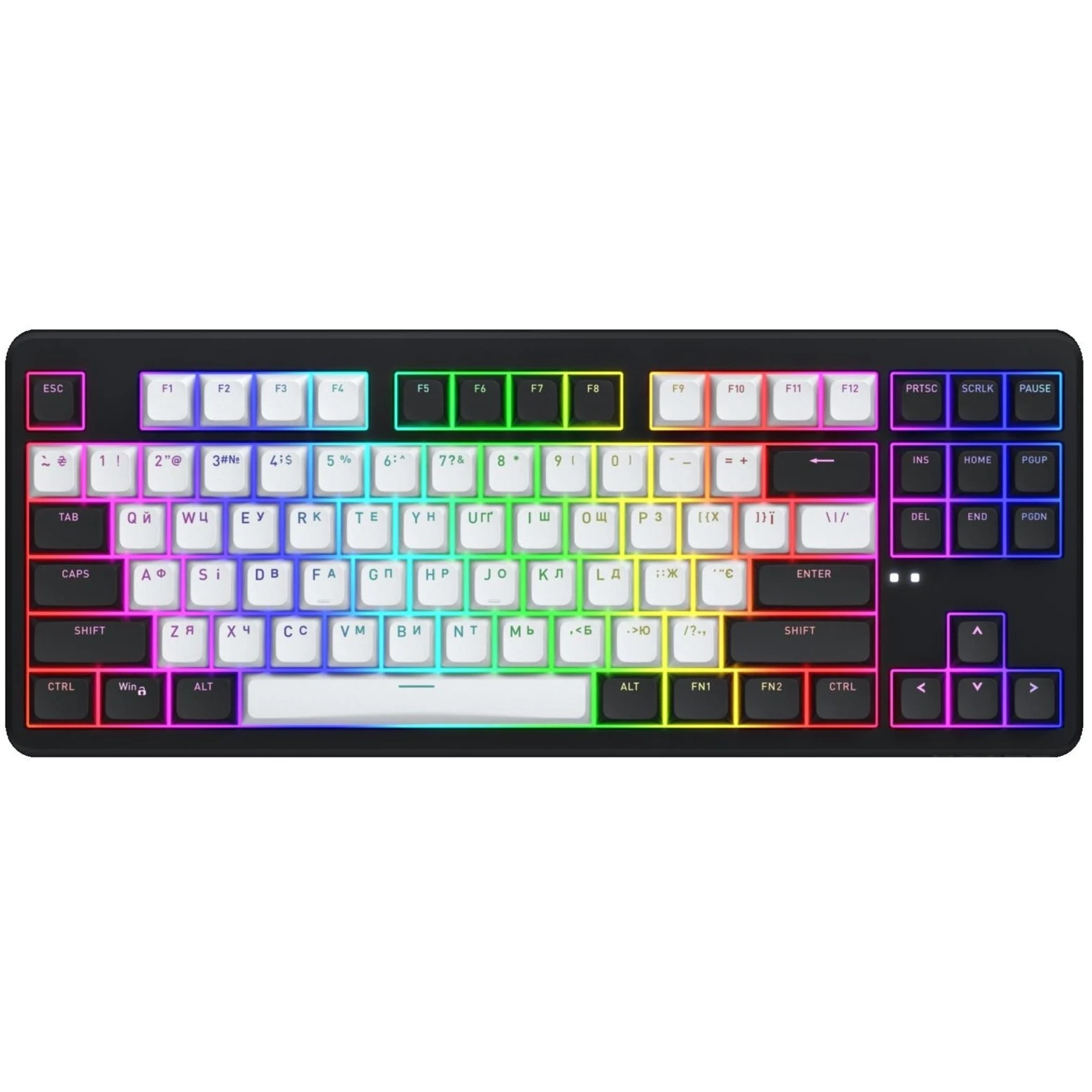 Клавіатура Hator Rockfall 3 Mecha TKL Wireless Orange Black (HTK850UA) (UA)