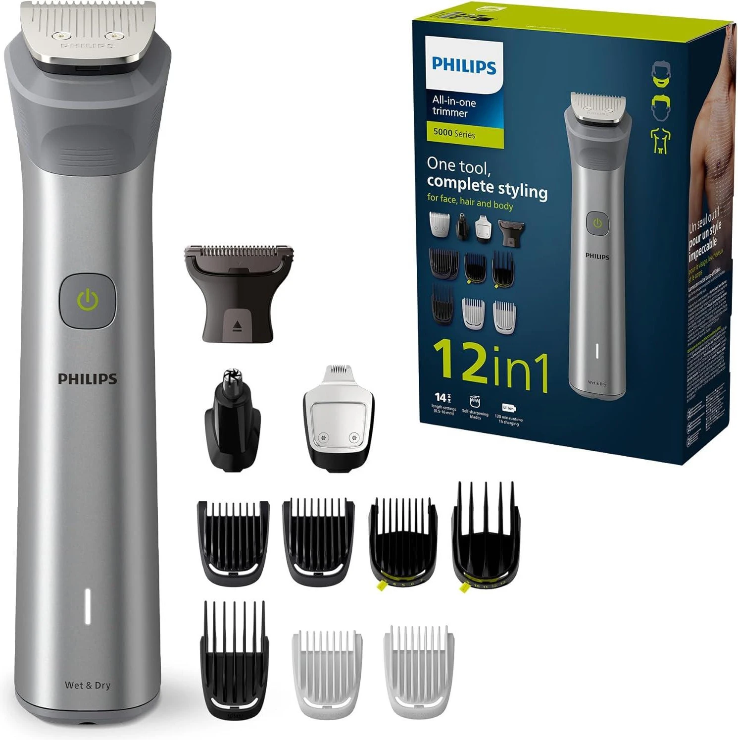 Машинка для стрижки + тример Philips Multigroom Series 5000 MG5950/15
