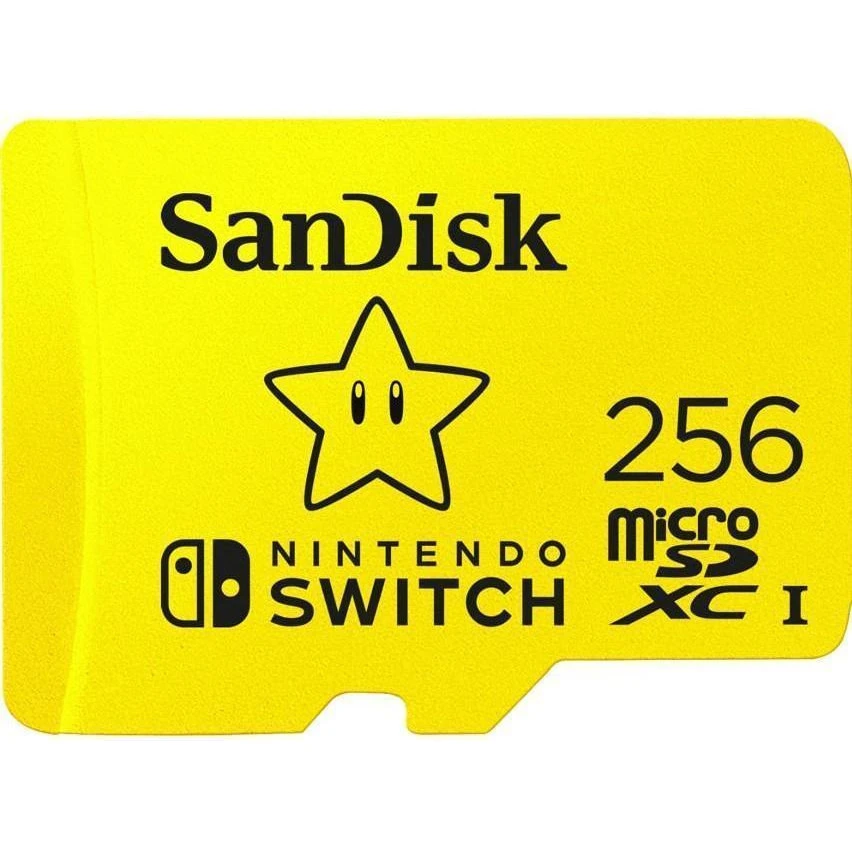 Карта памяти SanDisk 256 GB microSDXC for Nintendo Switch SDSQXAO-256G-GNCZN