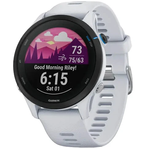 Смарт-годинник Garmin Forerunner 255 Music Whitestone (010-02641-21/31/58)