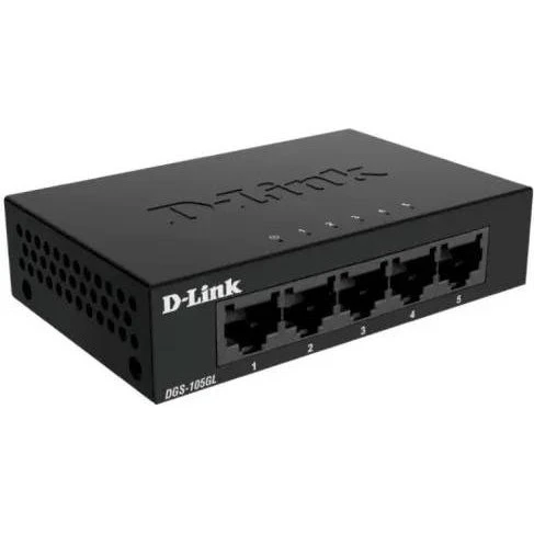 Коммутатор неуправляемый D-Link DGS-105GL (DGS-105GL) (UA)
