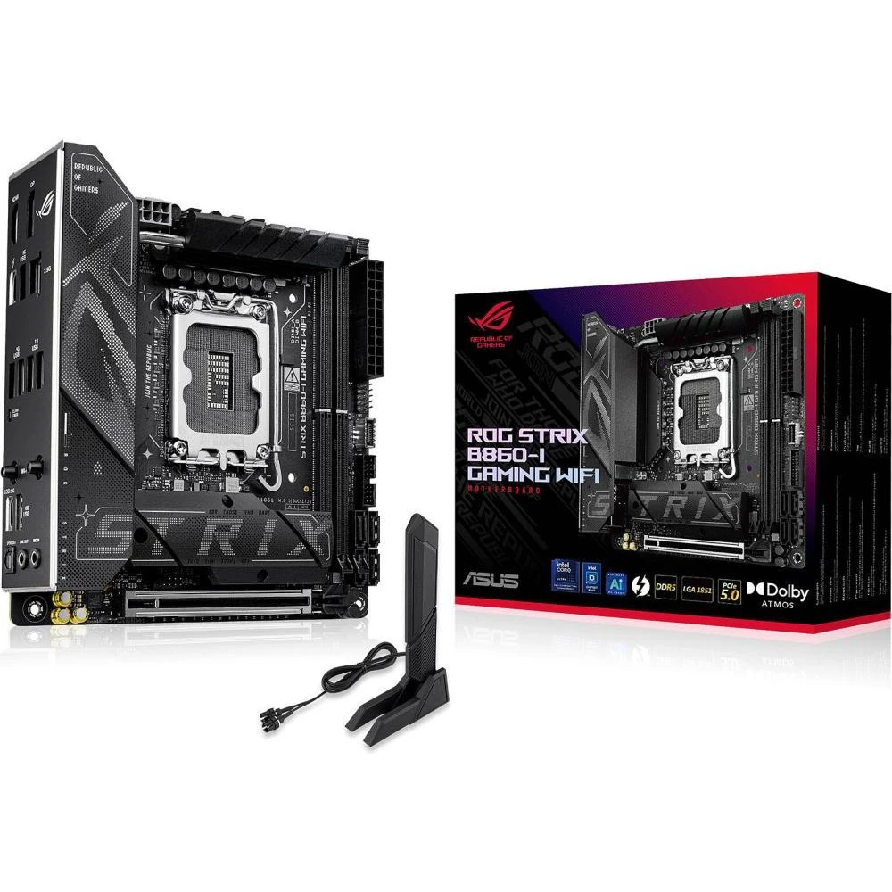 Материнська плата ASUS ROG STRIX B860-I GAMING WIFI (90MB1JB0-M0EAY0) (UA)