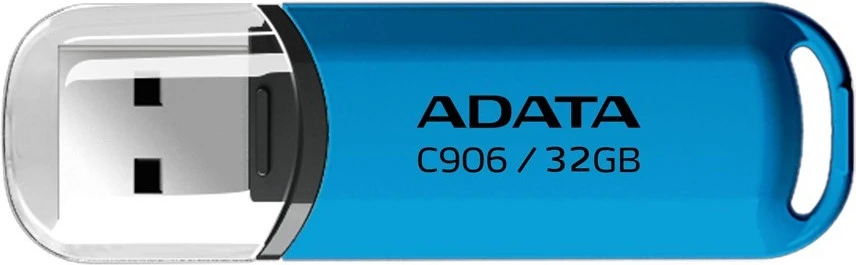 Флеш пам `ять ADATA 32GB C906 Blue USB 2.0 (AC906-32G-RWB) (UA)